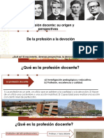 La Profesión Docente, Nacimiento y Perspectivas