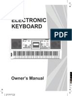 Electronic Keyboard Safety and Operation Guide