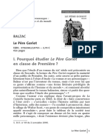 Fiche Pedagogique Le Pere Goriot