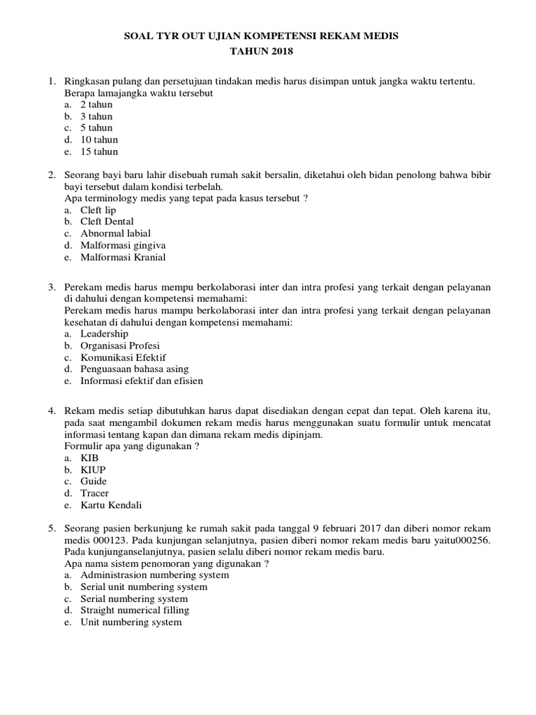 Soal Toukom 2018 Pdf