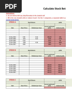 Calculate Stock Beta and Alpha With Excel