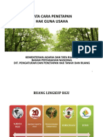 Tata Cara Penetapan Hak Guna Usaha (HGU) - BPN PDF