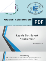 Ley de Biot-Savart: Centro de espira triángular