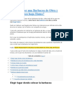 Cómo construir una barbacoa de obra y evitar que haga humo