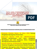 Tata Cara Pengadaan Jasa/Konstruksi Melalui BP2JK Wilayah