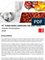 TBLA IJ - Investor Presentation FY2018
