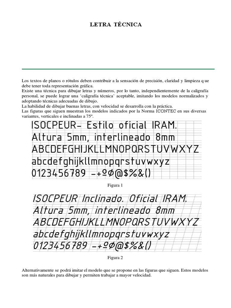 Letra Tecnica | PDF | Dibujo | Lápiz