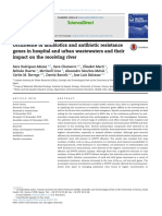 Occurrence of Antibiotics and Antibiotic Resistance Genes in Hospital and Urban Wastewaters and Their Impact On The Receiving River