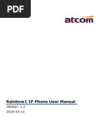 Atcom Phone Manual