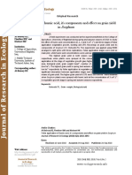 Foliar application of humic acid, it's components and effect on grain yield in Sorghum