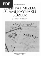 Edebiyatımızda İslami Kaynaklı Sözler Mehmet YILMAZ PDF