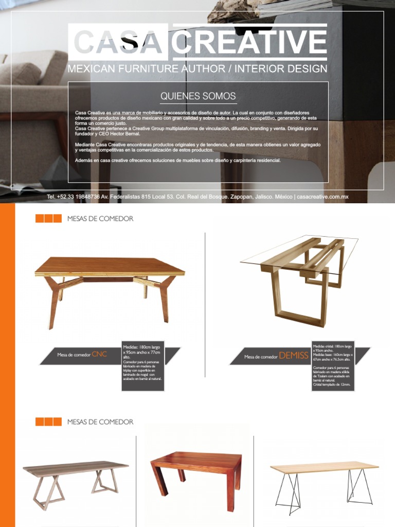 Mesa base de metal forrada con madera/ Dining table – Carpinteria