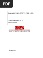 CAGA Consultants Pte LTD Company Profile