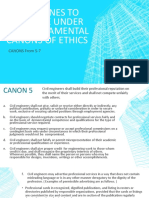 Guidelines To Practice Under The Fundamental Canons of Ethics