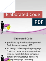 Elaborated Code