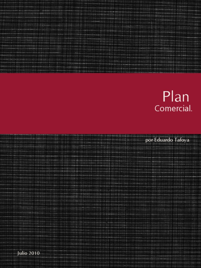 Estrategias para un Plan Comercial Efectivo | PDF | Marketing | Cliente