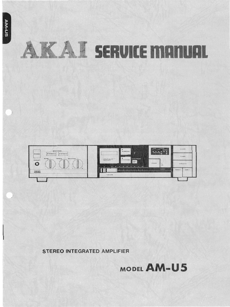 Akai AM U5 Service Manual | PDF