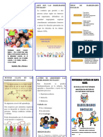 Triptico Habilidades Sociales PDF