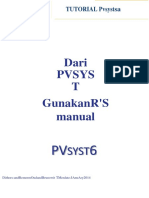Dari Pvsys T Gunakanr'S Manual: Tutorial Sa