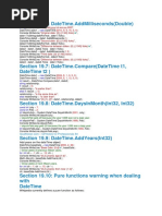 Date Time in C#