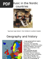 Folk Music in the Nordic Countries