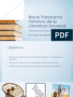 Breve Panorama de La Lit Univ- Clasica-medieval-renacim