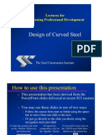 Curved Steel Member Design