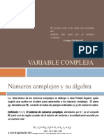 Variable Compleja