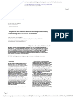 Comparison and Harmonization of Building Wind Loading Codes Among The Asia-Pacific Economies