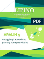 Filipino (Week 9) Day 1-5