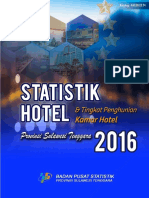 Statistik Hotel Dan Tingkat Penghunian Kamar Hotel Provinsi Sulawesi Tenggara 2016