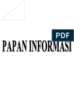 Papan Informasi