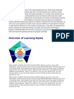 Overview of Learning Styles