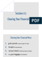 21 Clearing Your Financial Mess Workbook PDF