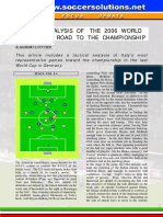 Tactical Analysis Wc 2006 of Italy