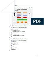 Funções e Procedimentos