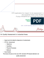 CFD for assessing air quality impacts in industrial areas