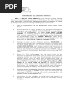 Tagalog Complaint Affidavit | PDF
