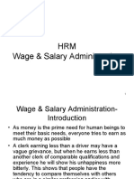 HRM Wage & Salary Administration