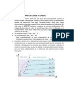 Region de Saturacion Canal P