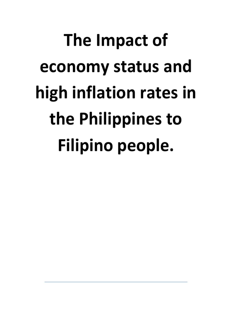 Inflation's Impact on Filipinos' Choices | PDF | Inflation | Economic ...