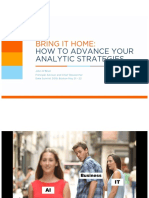 Bring It Home:: How To Advance Your Analytic Strategies