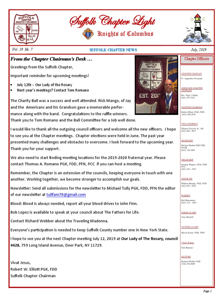 Suffolk Chapter Updates | PDF | Pledge Of Allegiance