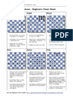 Chess Moves Beginners Cheat Sheet PDF