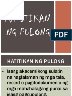 Katitikan NG Pulong