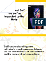 The Physical Self: The Self As Impacted by The Body