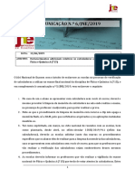 nota informativa n.º 6 JNE