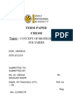 BIO DEGRADBLE POLYMORE