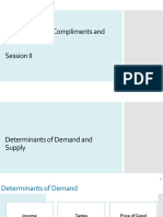 Session 3.2 - Determinants of Demand and Supply