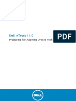 Dell Intrust 11.0: Preparing For Auditing Oracle With Intrust